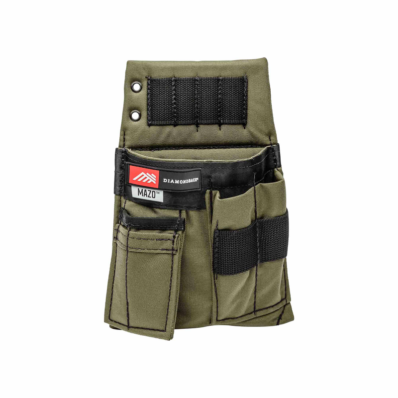 Diamondback ToolBelt DBT-DB2-42-GR-L-A Mazo Pouch Green Left