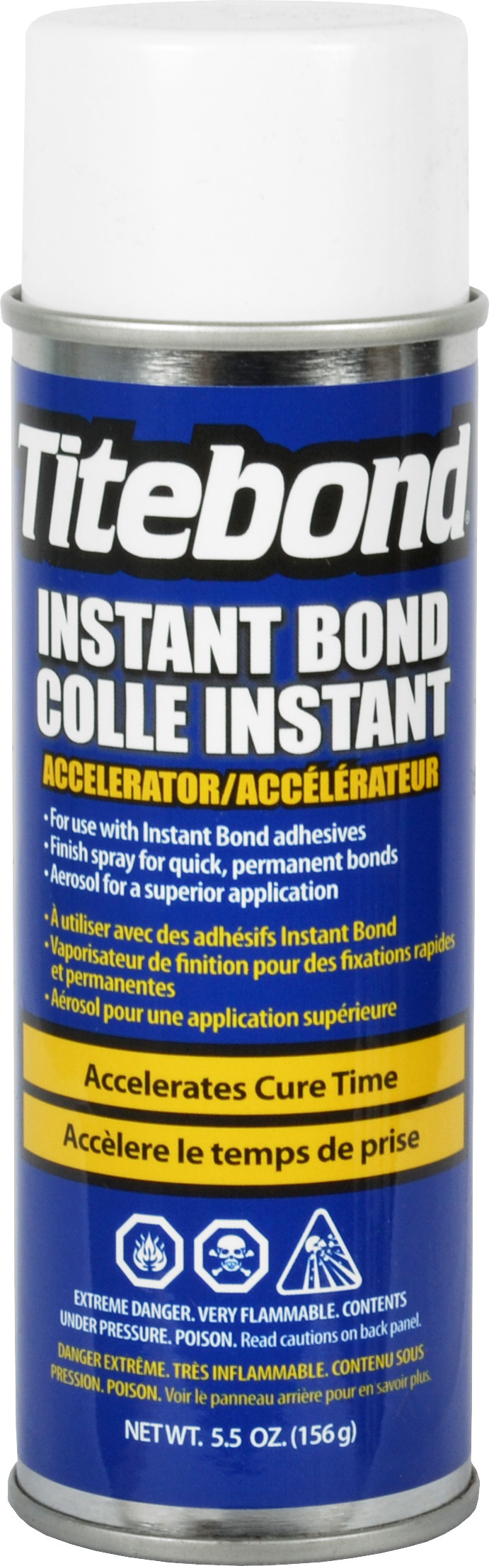 Titebond TTB-76319 Instant Bond Accelerator 5.5 oz Net WT Aerosol