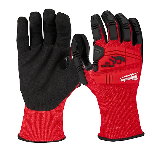 Milwaukee MIL-48-22-897XX Impact Cut Level 3 Nitrile Dipped Gloves