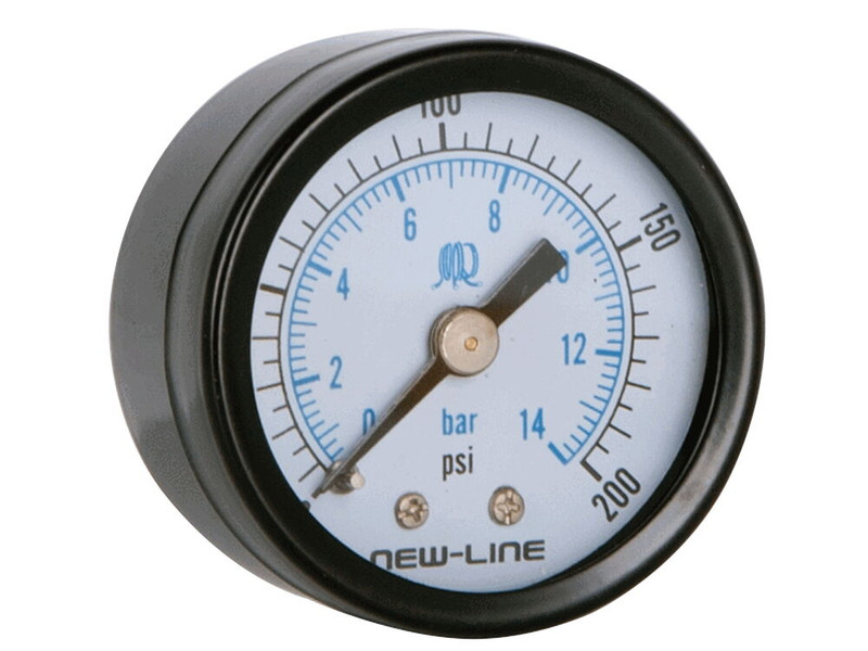 Bissett BIS-BFIT-GA112 0-160 Dry Gauge 1-1/2in Face and 1/8in Back Mount