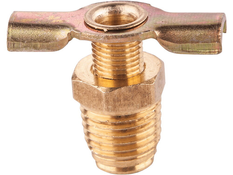 Bissett BIS-BFIT-DC240B 1/4in Male MNPT Drain Cock Back Seating