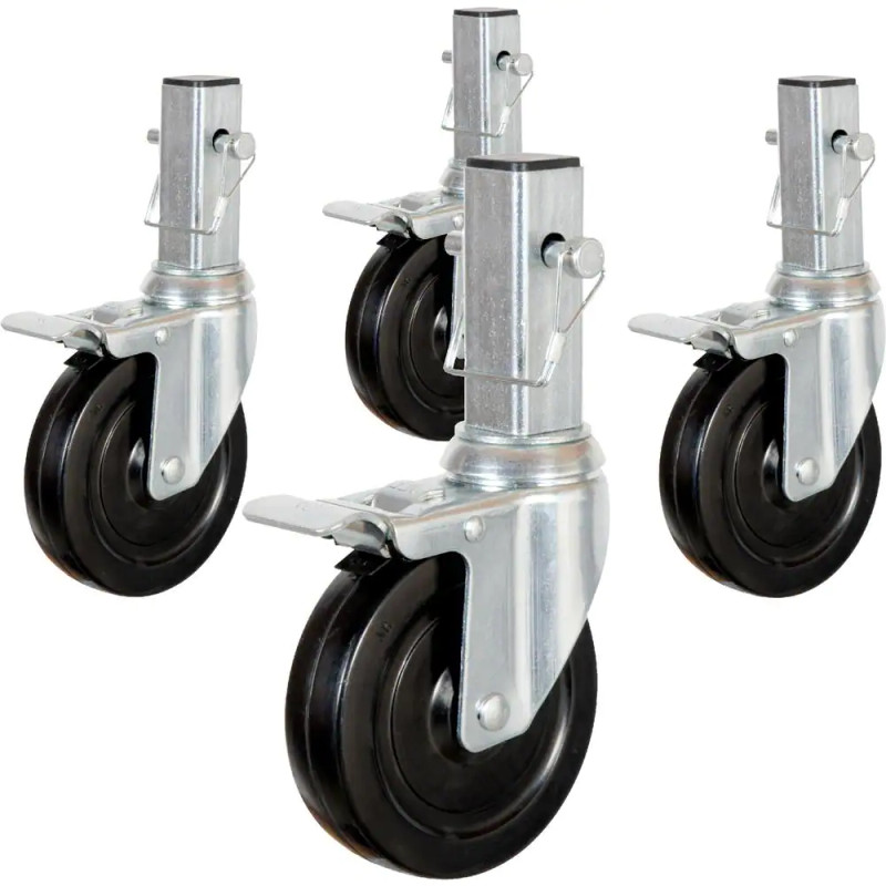 MetalTech MT-I-C4CAS5 4pk 5 In. Caster With Locking-pin V