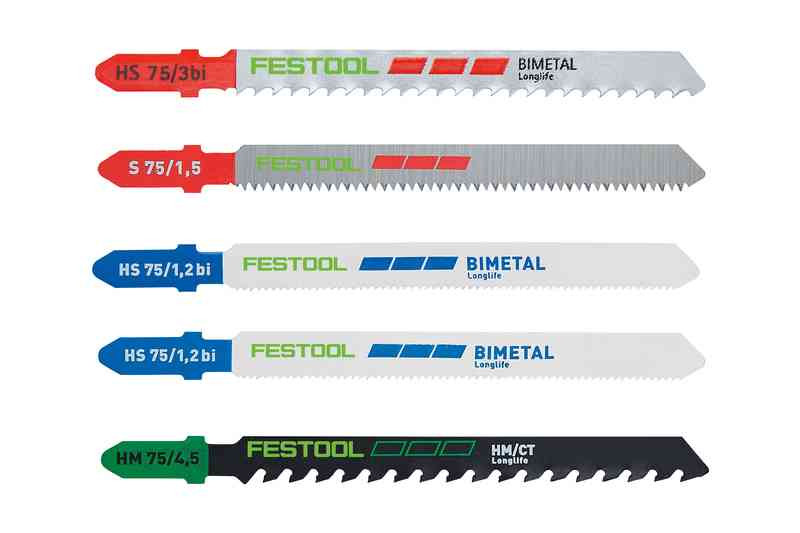 Festool FES-578072 Jigsaw Blade Set STS-Sort/21 P/M/B