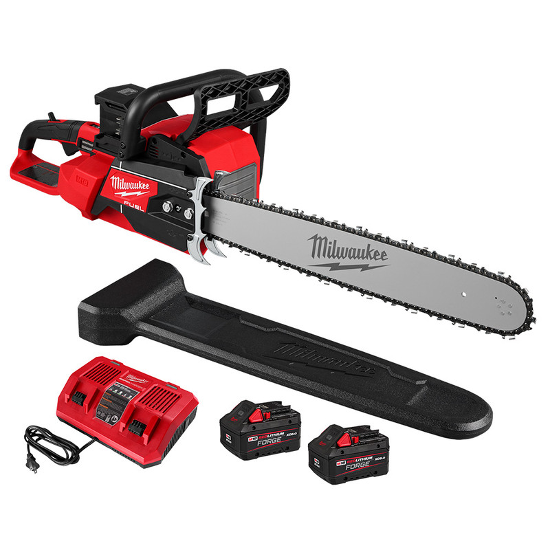 Milwaukee MIL-2827-22 M18 FUEL 20in Dual Battery Chainsaw 2x FORGE 8.0Ah Kit