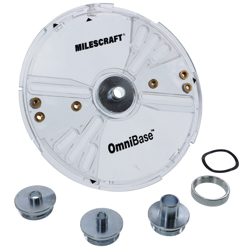 Milescraft MILE-6202 OmniBase Universal Metal Bushing Router Base Plate