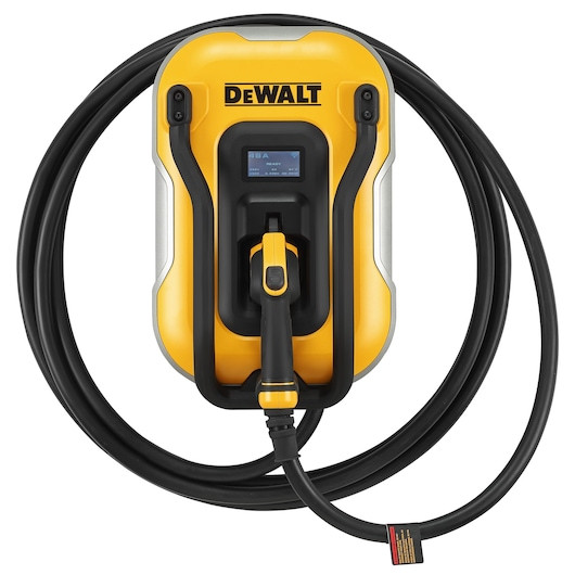 DEWALT DEW-PAR-DXPAEV048 Electric Vehicle (EV) 240V 48.0Ah Level 2 Wall Mounted Charger with App Control Bluetooth & Wi-Fi, 25ft Cable