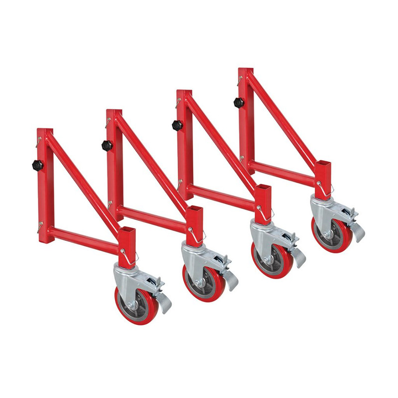 MetalTech MT-I-BMSO4 Set Of 14in Outriggers For Buildman 6ft Drywall Baker W/ Casters For 2 Units High