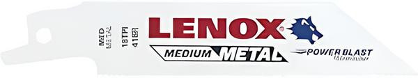 Lenox LEN-20552418R Metal Wolf Wave Edge Reciprocating Saw Blade