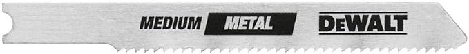 DEWALT DEW-DW3726H2 3in 24 TPI Thin Metal Cut High Speed Steel U-Shank Jig Saw Blades 2 Pieces