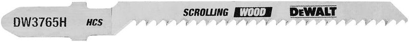 DEWALT DEW-DW3765H2 3in 12 TPI T-Shank Trim Coping Wood Jig Saw Blades 2 Pieces