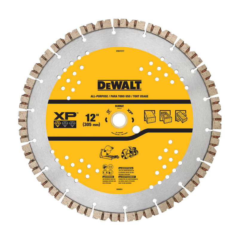 DEWALT DEW-DW4721T 12in XP All-Purpose Segmented Diamond Blade