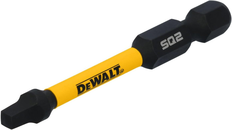 DEWALT DEW-DWAF2SQ2IR15 2.25in Square Flextorq Impact Screwdriving Bits 15 Pk