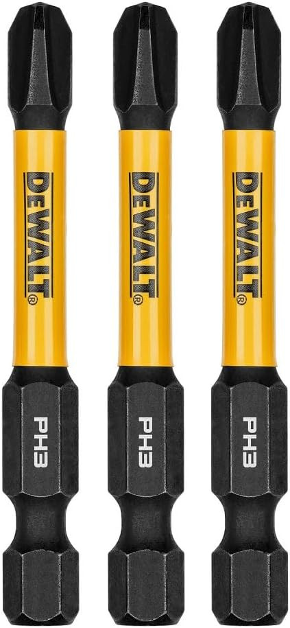 DEWALT DEW-DWAF2PH3IR3 Flextorq 2.25in Bits For PH3 3 Pieces