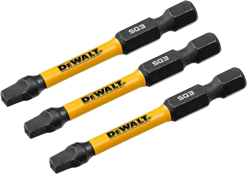 DEWALT DEW-DWAF2SQ3IR3 2.25in Impact Screwdriving Bits 3 Pk
