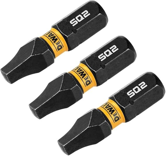 DEWALT DEW-DWAF1SQ2IRXX 1in Flextorq Square SQ2 Bits