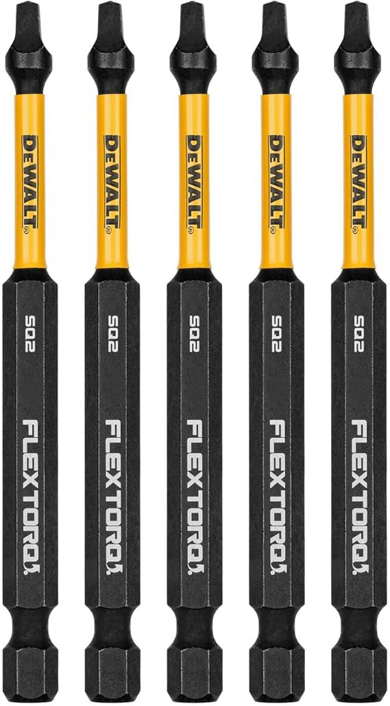 DEWALT DEW-DWAF3SQ2XX 3.5in Flextorq Impact Screwdriving Bits