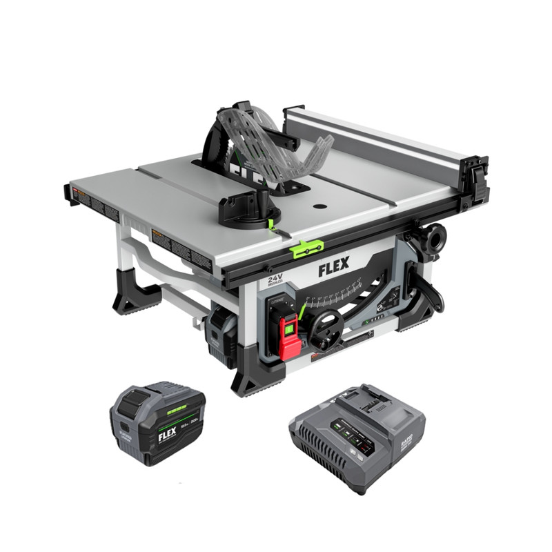 FLEX FL-FX7221-1J 24V 10in Table Saw Stacked Lithium 10.0Ah Kit