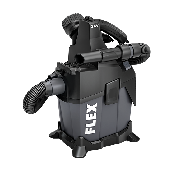 FLEX FL-FX5221-Z 24V 1.6 Gallon Wet/Dry Vacuum