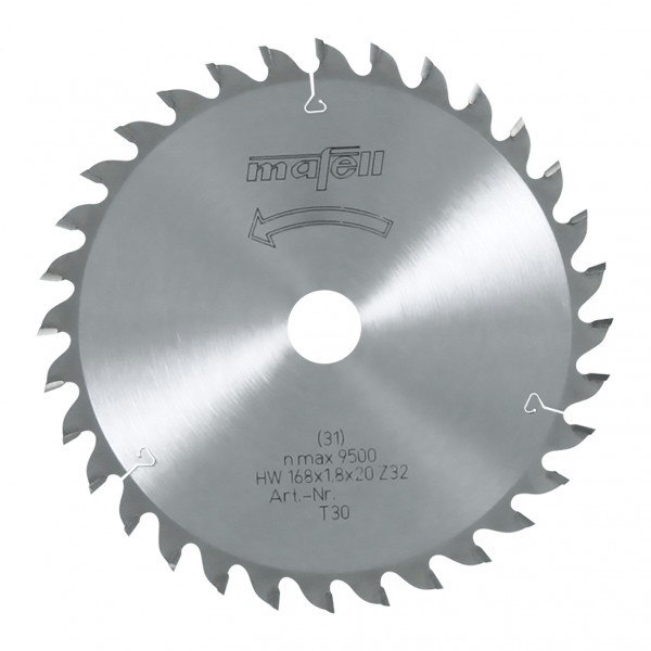 Mafell MAF-92480 TCT 32 Teeth 168 x 20mm Saw Blade For Fine Sawing In Wood