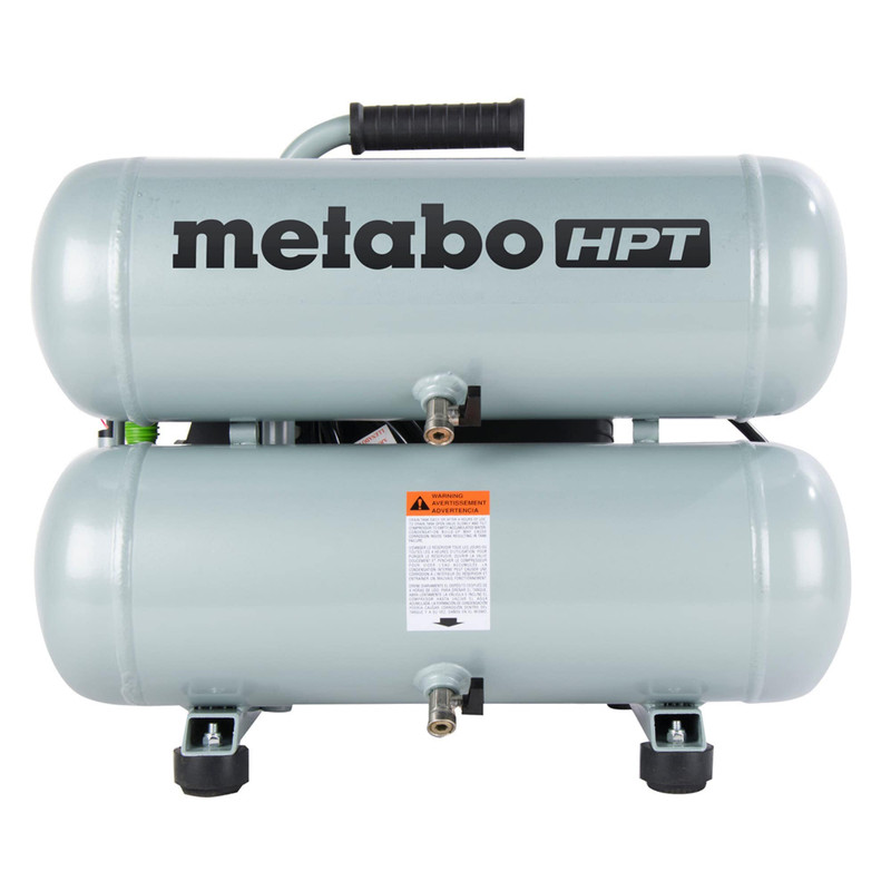Metabo HPT HPT-EC99SM 4 Gallon Portable Electric Twin Stack Air Compressor