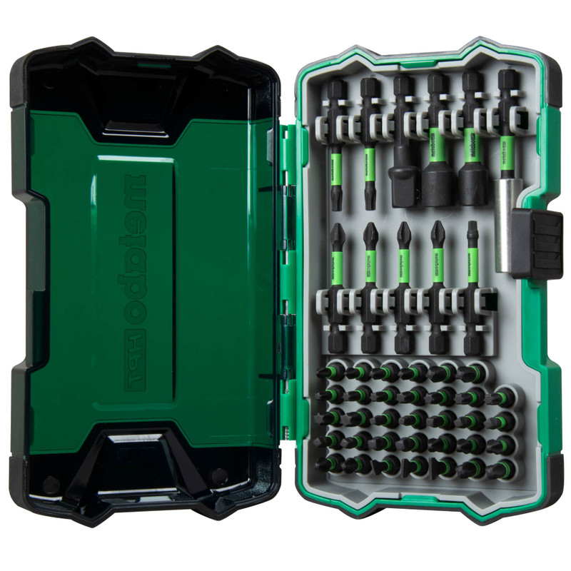 Metabo HPT HPT-115845M 1/4in Impact Driver Bit Set 45 Pieces
