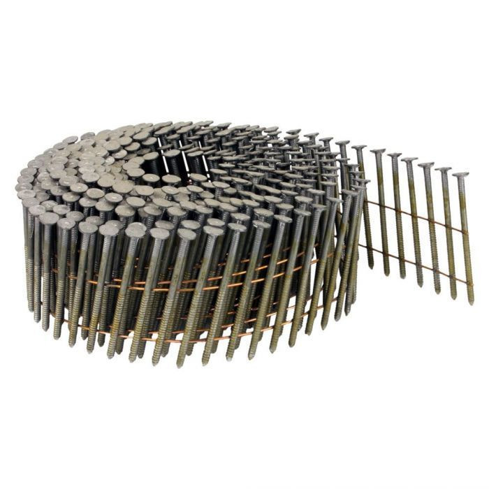 Bissett BIS-C157S099HDG-4.5M 2-1/4in Hot-Dip Galvanized Spiral Nail Coil