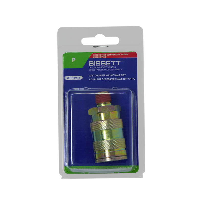 Bissett BIS-BFIT-PMCXX 3/8in Coupler With 1/4in Male NPT
