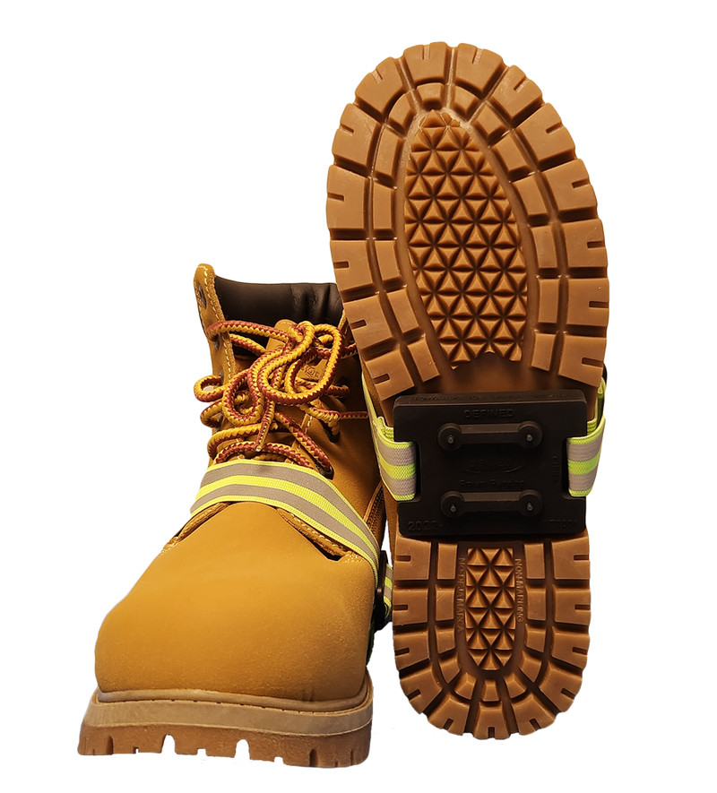 Dentec DEN-10704 ICETRED Mid Sole Traction Devices For Footwear With 90 Degree Defined Heel Universal Size