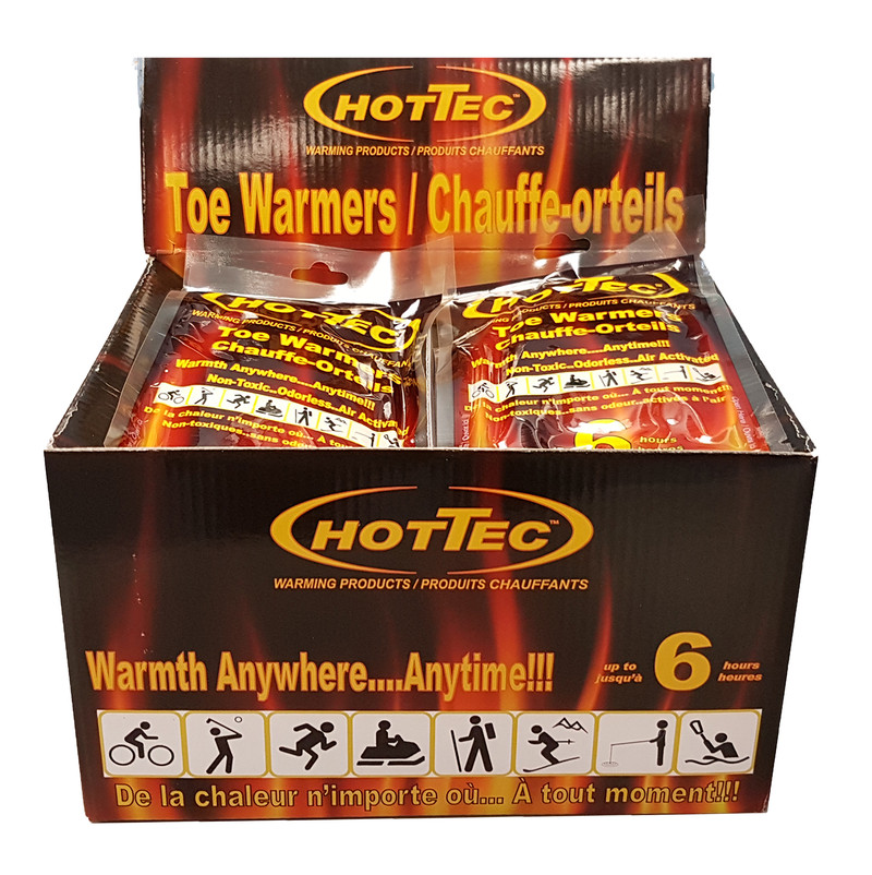 Dentec DEN-1070601-HT HOTTEC 6 Hour Toe Warmers Display Box