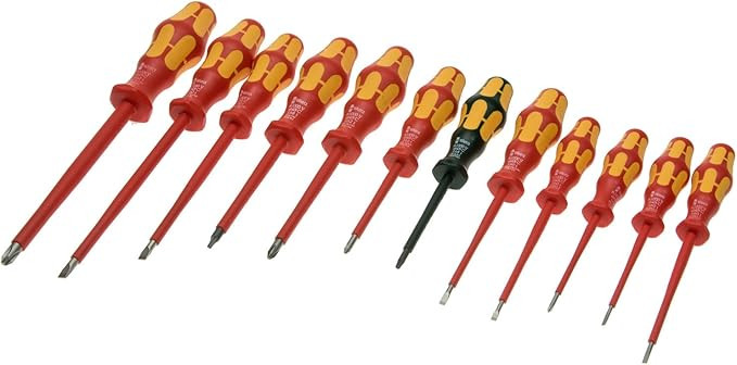 Wera Tools WERA-05347900001 160I/12 Insulated Screwdriver Set 12 Pieces