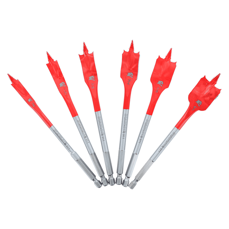 Diablo FRE-DSP2920-S6 Spade Bit Set For Wood 6 -Pack