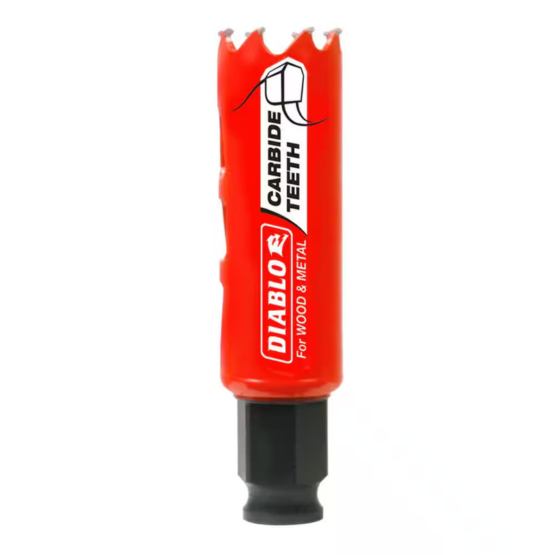 Diablo FRE-DHS0875CT 7/8in Carbide Teeth Hole Saw For Wood And Metal