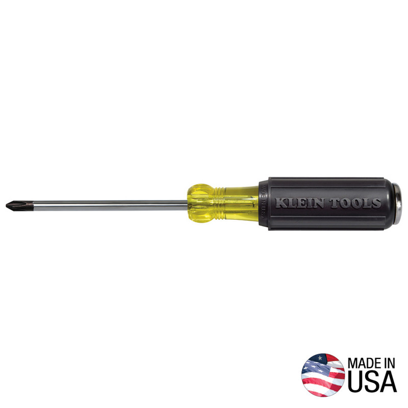 Klein Tools KLE-6034DD 4in Round Shank #2 Phillips Demolition Driver