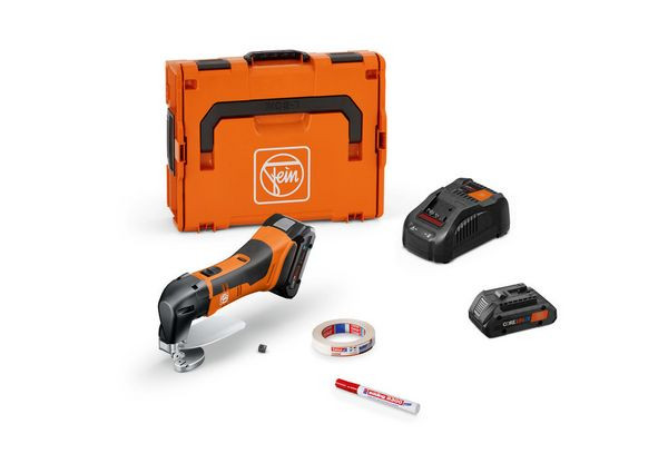 Fein Canada FEIN-71300665090 Cordless 18V Sheet Metal Shears Ampshare Set