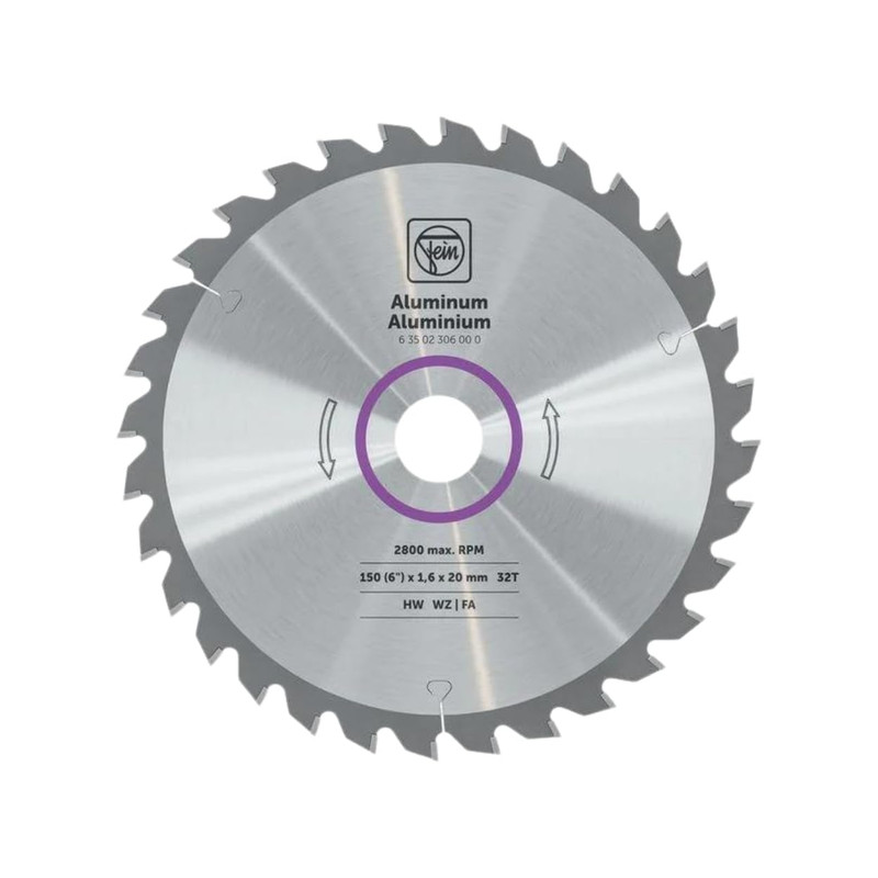 Fein Canada FEIN-63502306000 32 Teeth Aluminum Circular Saw Blade