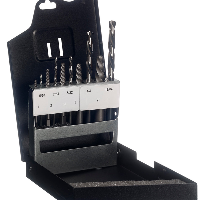 Champion CHAMP-X1-XL5LH Left Hand Drill Screw Extractor Set
