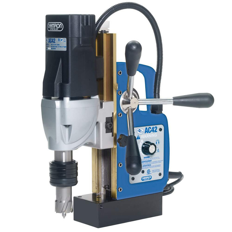 Champion CHAMP-AC42 VariBrute 1-1/2in Dia x 2in Depth Magnetic Drill Press