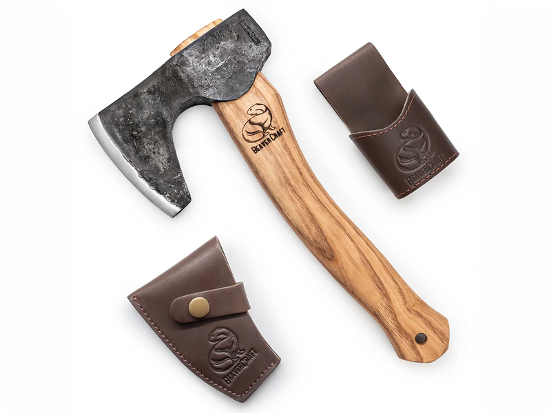 BeaverCraft BE-AX6 Compact Long-Bearded Bushcraft Hatchet