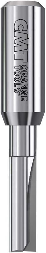CMT Orange Tools CMT-81156411 1/4in x 2-1/2in Right Hand Rotation Straight Router Bits Short Series