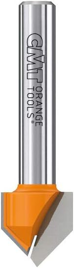 CMT Orange Tools CMT-81512711 1/2in Dia. x 1/2in Cutting Length V-Grooving 90 Degree Router Bit