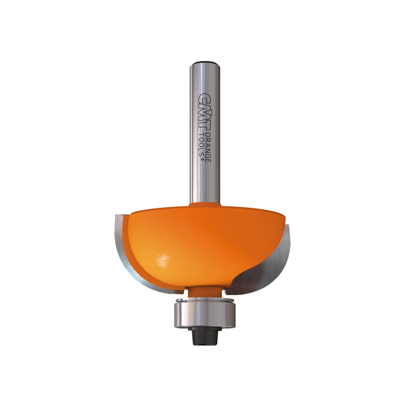 CMT Orange Tools CMT-83722211 1/4in Shank x 1/4in Radius Cove Router Bit With Bearing