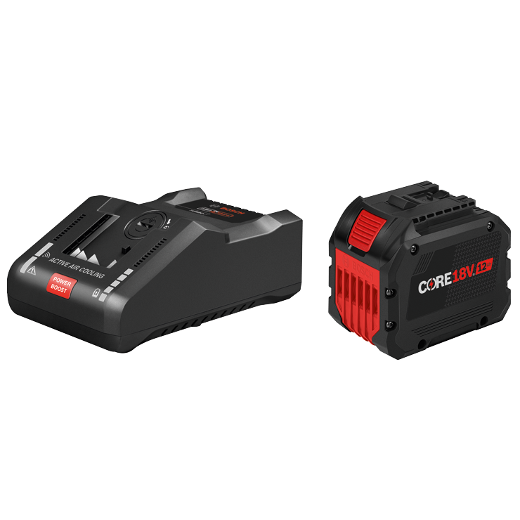Bosch BOS-GXS18V-17N17 18V Starter Kit With 12Ah High Power Battery And Turbo Charger