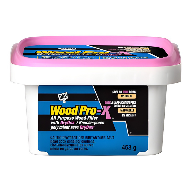 DAP DAP-74287 Woodpro-X Wood Filler With Drydex Dry Time Indicator Natural 453g
