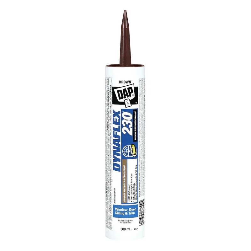 DAP DAP-74096 Dynaflex 230 Premium Elastomeric Sealant Brown 300ml