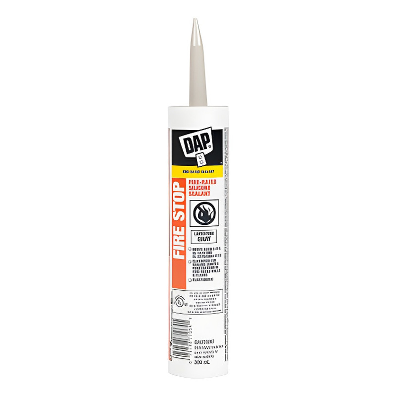 DAP DAP-71064 Fire Stop Fire-Rated Silicone Sealant Light Gray 300ml