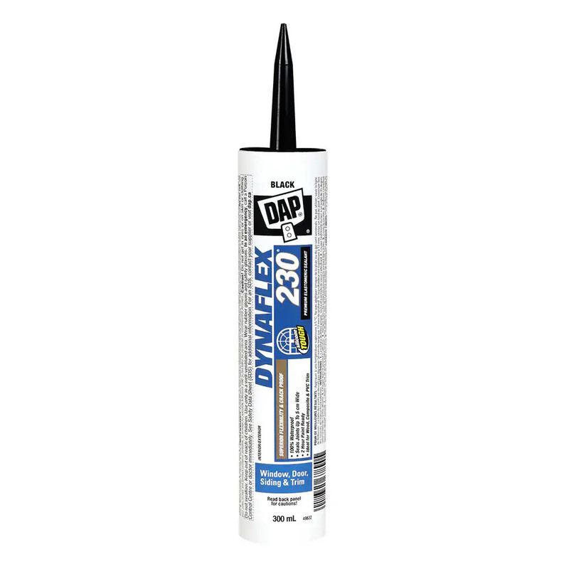 DAP DAP-74102 Dynaflex 230 Premium Elastomeric Sealant Black 300ml