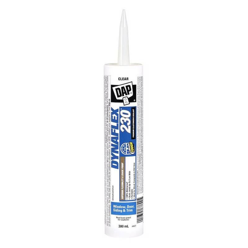 DAP DAP-74120 DYNAFLEX 230 Premium Elastomeric Sealant Clear