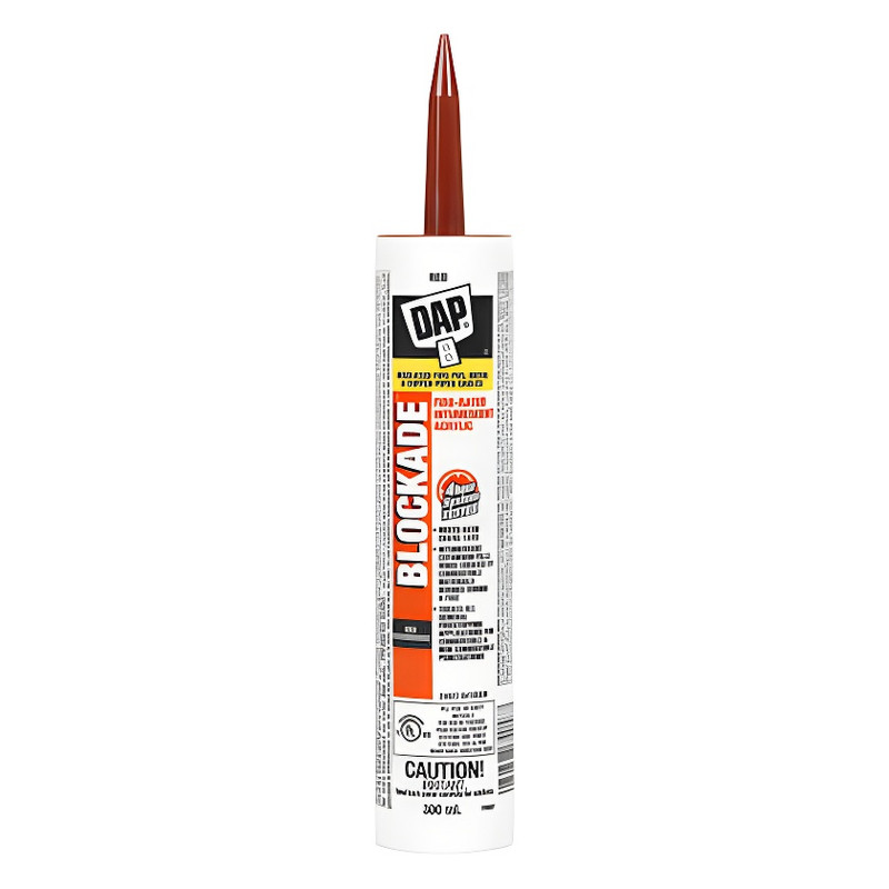 DAP DAP-74058 Blockade Fire-Rated High Performance Intumescent Acrylic Latex Sealant Red 300ml