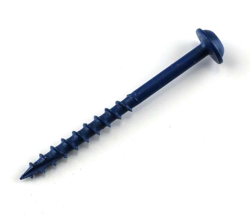 Kreg KREG-SML-C2B-50 Coarse Thread Maxi-Loc Head 2in Blue Kote Pocket Hole Screws 50 Count