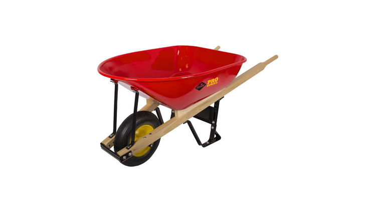 Garant GRA-TIFS600FF 6cu ft Heavy Duty Industrial Wheelbarrow Steel Tray With Flat Free Tire